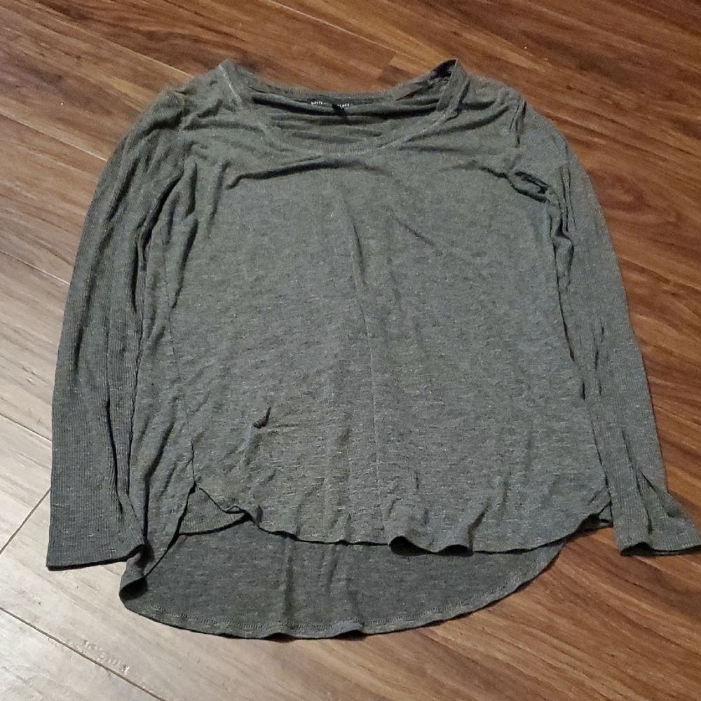 White House Black Market Long Sleeve Crewneck Top